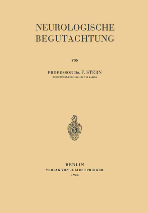 Neurologische Begutachtung von Stern,  F.