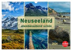 Neuseeland – atemberaubend schön (Wandkalender 2024 DIN A3 quer), CALVENDO Monatskalender von Roder,  Peter