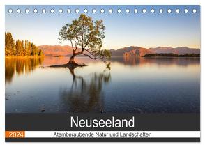 Neuseeland – Atemberaubende Natur und Landschaften (Tischkalender 2024 DIN A5 quer), CALVENDO Monatskalender von Hartmann,  Torsten