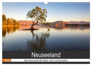 Neuseeland – Atemberaubende Natur und Landschaften (Wandkalender 2024 DIN A3 quer), CALVENDO Monatskalender von Hartmann,  Torsten