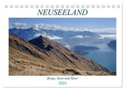 Neuseeland – Berge, Seen und Meer (Tischkalender 2024 DIN A5 quer), CALVENDO Monatskalender von Gothe,  Alexa