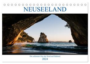 Neuseeland – Die schönsten Orte der Nord- und Südinsel (Tischkalender 2024 DIN A5 quer), CALVENDO Monatskalender von Kondler,  Igor