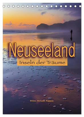 Neuseeland, Inseln der Träume (Tischkalender 2024 DIN A5 hoch), CALVENDO Monatskalender von Pappon,  Stefanie