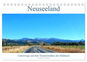 Neuseeland Unterwegs auf den Traumstraßen der Südinsel (Tischkalender 2024 DIN A5 quer), CALVENDO Monatskalender von Dudziak,  Gerold