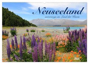 Neuseeland – unterwegs im Land der Kiwis (Wandkalender 2024 DIN A2 quer), CALVENDO Monatskalender von Thiem-Eberitsch,  Jana