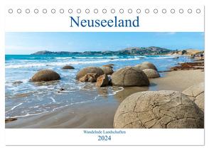 Neuseeland – Wandelnde Landschaften (Tischkalender 2024 DIN A5 quer), CALVENDO Monatskalender von pixs:sell,  pixs:sell