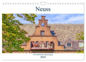 Neuss – Ein malerischer Spaziergang (Wandkalender 2024 DIN A4 quer), CALVENDO Monatskalender von Hackstein,  Bettina