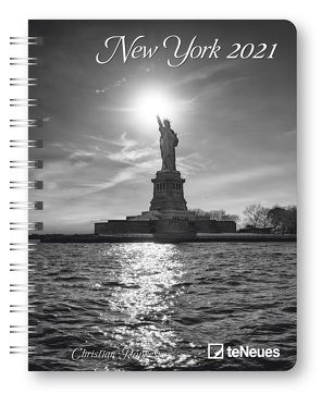 New York 2021 – Diary – Buchkalender – Taschenkalender – 16,5×21,6 von Popkes,  Christian