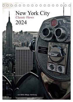 New York City 2024 • Classic Views (Tischkalender 2024 DIN A5 hoch), CALVENDO Monatskalender von Mirko Weigt,  ©