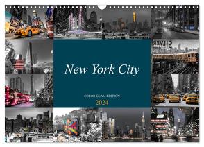 New York City – Color Glam Edition (Wandkalender 2024 DIN A3 quer), CALVENDO Monatskalender von Krause,  Kurt