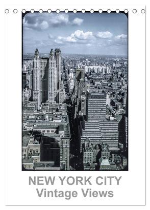 NEW YORK CITY – Vintage Views (Tischkalender 2024 DIN A5 hoch), CALVENDO Monatskalender von Schulz-Dostal,  Michael