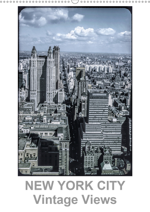 NEW YORK CITY – Vintage Views (Wandkalender 2021 DIN A2 hoch) von Schulz-Dostal,  Michael