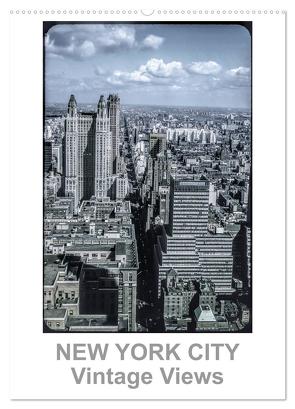 NEW YORK CITY – Vintage Views (Wandkalender 2024 DIN A2 hoch), CALVENDO Monatskalender von Schulz-Dostal,  Michael