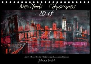 New York Cityscapes 2018 (Tischkalender 2018 DIN A5 quer) von Pickl,  Johann