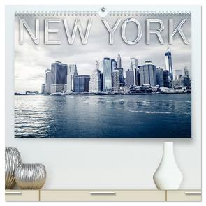 New York (hochwertiger Premium Wandkalender 2024 DIN A2 quer), Kunstdruck in Hochglanz von Edel-One,  Edel-One