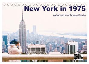 New York in 1975 (Tischkalender 2024 DIN A5 quer), CALVENDO Monatskalender von Schulz-Dostal,  Michael