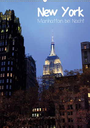 New York – Manhattan bei Nacht (Wandkalender 2020 DIN A2 hoch) von Thiem-Eberitsch,  Jana