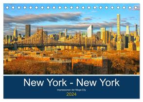 New York – New York. Impressionen der Mega-City (Tischkalender 2024 DIN A5 quer), CALVENDO Monatskalender von Grosskopf,  Rainer