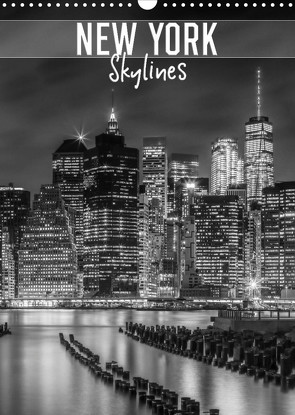 NEW YORK Skylines (Wandkalender 2023 DIN A3 hoch) von Viola,  Melanie