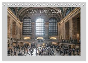 New York – Von Brooklyn zur Grand Central Station (Tischkalender 2024 DIN A5 quer), CALVENDO Monatskalender von Ermel,  Michael