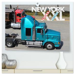 NEW YORK XXL Trucks and Limos (hochwertiger Premium Wandkalender 2024 DIN A2 quer), Kunstdruck in Hochglanz von Oelschläger,  Wilfried