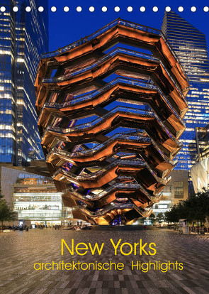 New Yorks architektonische Highlights (Tischkalender 2022 DIN A5 hoch) von gro