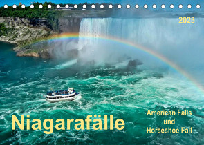 Niagarafälle – American Falls und Horseshoe Fall (Tischkalender 2023 DIN A5 quer) von Roder,  Peter