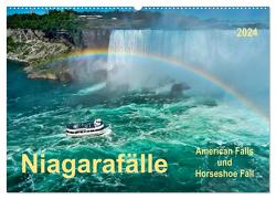 Niagarafälle – American Falls und Horseshoe Fall (Wandkalender 2024 DIN A2 quer), CALVENDO Monatskalender von Roder,  Peter