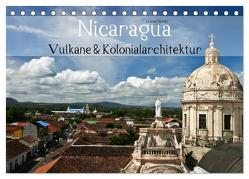 Nicaragua – Vulkane und Kolonialarchitektur (Tischkalender 2024 DIN A5 quer), CALVENDO Monatskalender von boeTtchEr,  U