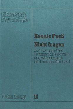 Nicht Fragen von Fuess,  Renate