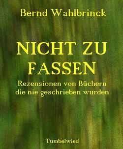 Nicht zu fassen von Mentär,  Rudi, Wadel,  Bernie, Wahlbrinck,  Bernd, Zucchini,  Rolf