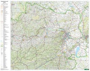 Niederösterreich – Wien, 1:200.000, Markiertafel von Freytag-Berndt und Artaria KG