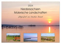 Niedersachsen – Malerische Landschaften (Wandkalender 2024 DIN A3 quer), CALVENDO Monatskalender von Bienert,  Christine