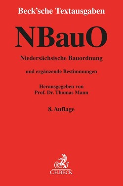 Niedersächsische Bauordnung von Große-Suchsdorf,  Ulrich, Mann,  Thomas