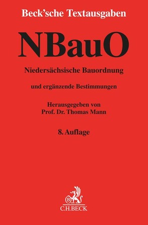 Niedersächsische Bauordnung von Große-Suchsdorf,  Ulrich, Mann,  Thomas