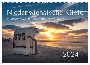 Niedersächsische Küste – Küstenorte von Ostfriesland bis Bremerhaven (Wandkalender 2024 DIN A2 quer), CALVENDO Monatskalender von Ganske,  Rainer