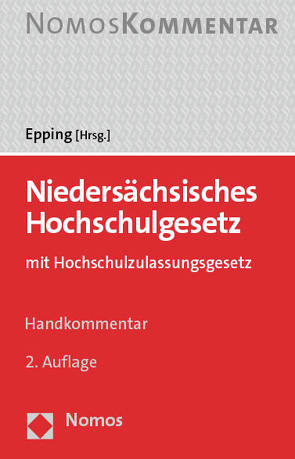 Niedersächsisches Hochschulgesetz von Epping,  Volker