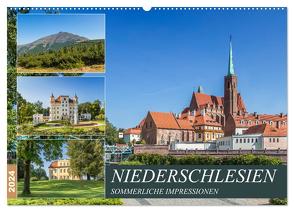 NIEDERSCHLESIEN Sommerliche Impressionen (Wandkalender 2024 DIN A2 quer), CALVENDO Monatskalender von Viola,  Melanie