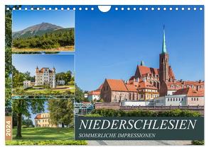 NIEDERSCHLESIEN Sommerliche Impressionen (Wandkalender 2024 DIN A4 quer), CALVENDO Monatskalender von Viola,  Melanie