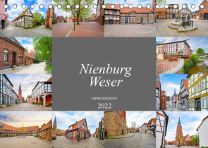 Nienburg Weser Impressionen (Tischkalender 2022 DIN A5 quer) von Meutzner,  Dirk