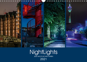 NightLights (Wandkalender 2021 DIN A3 quer) von Muß,  Jürgen