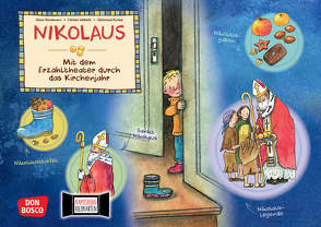 Nikolaus. Kamishibai Bildkartenset. von Funke,  Gertraud, Hebert,  Esther, Rensmann,  Gesa