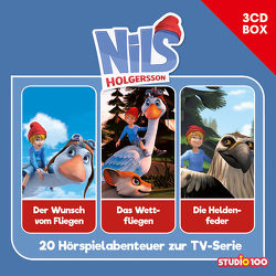 Nils Holgersson (CGI) / Nils Holgersson (CGI) – 3CD Hörspielbox von Blendin,  Sarah, Herrenbrück,  Anja, Janssens,  Olaf