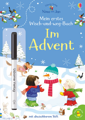 Nina und Jan – Mein erstes Wisch-und-weg-Buch: Im Advent von Cartwright,  Stephen, Taplin,  Sam, Taylor-Kielty,  Simon