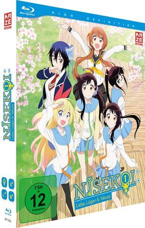 Nisekoi – 2. Staffel – Blu-ray 1 + Sammelschuber von Shinbo,  Akiyuki, Tatsuwa,  Naoyuki