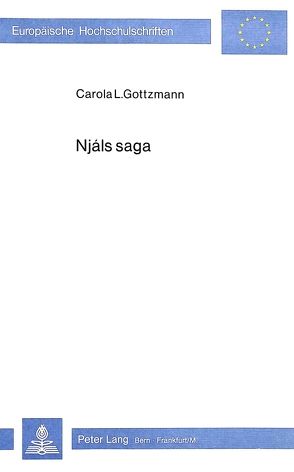 Njáls Saga von Gottzmann,  Carola L.