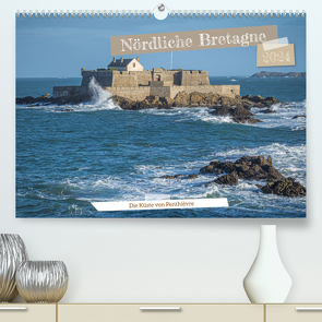 Nördliche Bretagne Die Küste von Penthièvre (hochwertiger Premium Wandkalender 2024 DIN A2 quer), Kunstdruck in Hochglanz von Gaymard,  Alain