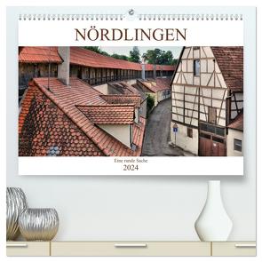 Nördlingen – Eine runde Sache (hochwertiger Premium Wandkalender 2024 DIN A2 quer), Kunstdruck in Hochglanz von Bartruff,  Thomas