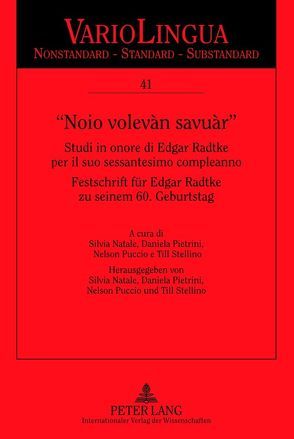 «Noio volevàn savuàr» von Natale,  Silvia, Pietrini,  Daniela, Puccio,  Nelson, Stellino,  Till