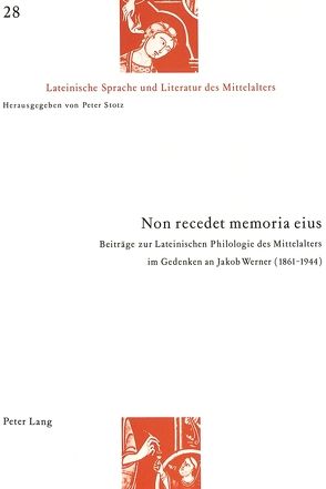 Non recedet memoria eius von Stotz,  Peter